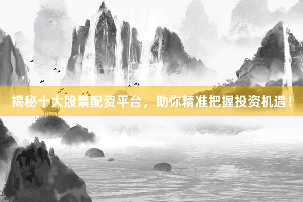 揭秘十大股票配资平台，助你精准把握投资机遇！